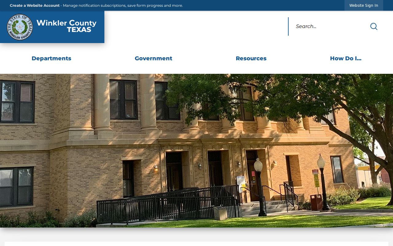 Winkler County criminal records government gateway